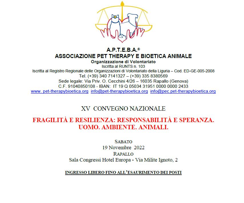 A.P.T.E.B.A.® il nostro convegno 2022